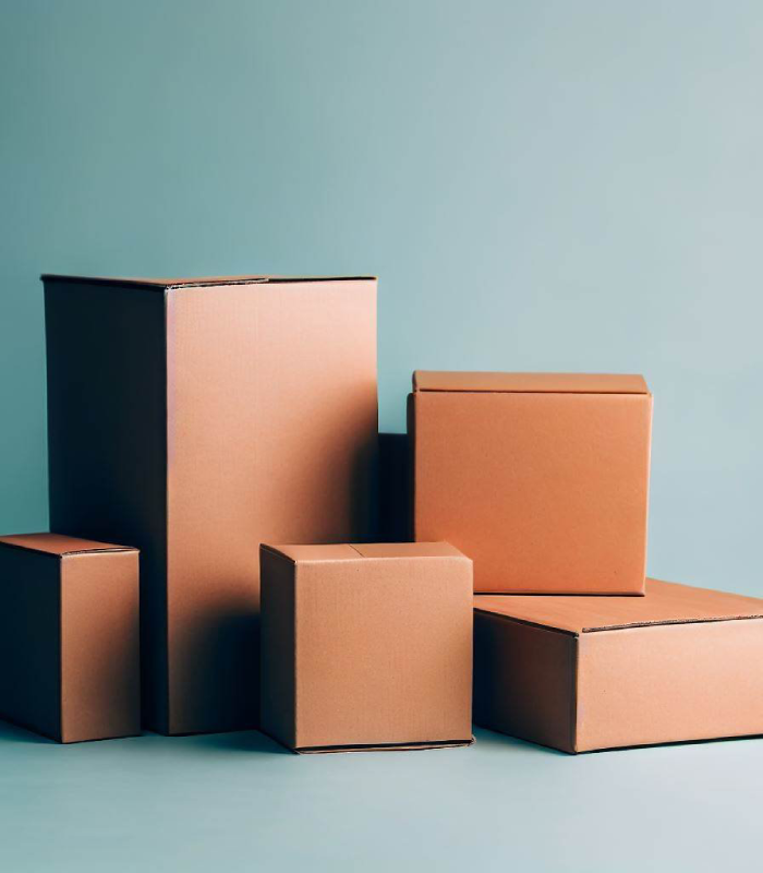 cardboard boxes